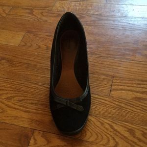 Suede black pumps, Clarks Artisan